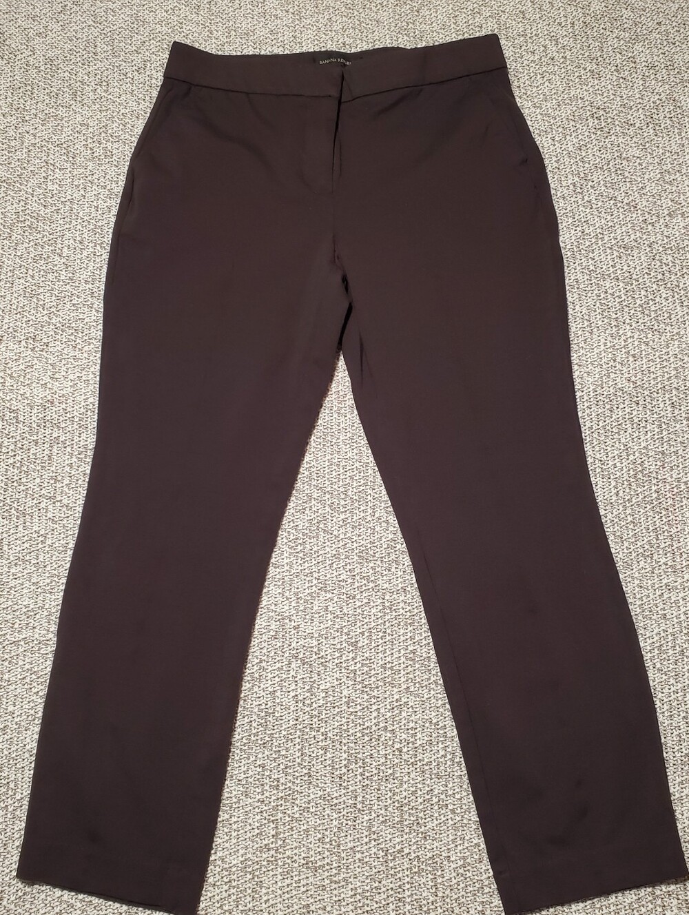 Banana Republic Men's Dark Brown Dress Pants - Slim Tapered